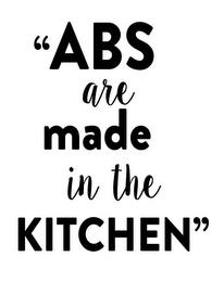 "ABS ARE MADE IN THE KITCHEN" trademark