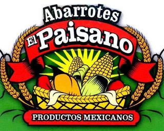 ABARROTES EL PAISANO PRODUCTOS MEXICANOS trademark