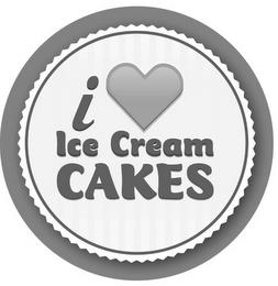 I ICE CREAM CAKES trademark