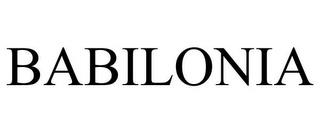 BABILONIA trademark