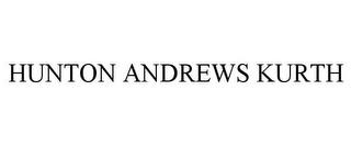 HUNTON ANDREWS KURTH trademark