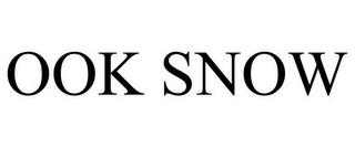 OOK SNOW trademark