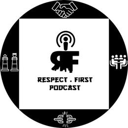 RESPECT . FIRST PODCAST RF trademark