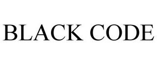 BLACK CODE trademark