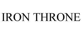 IRON THRONE trademark