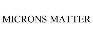 MICRONS MATTER trademark