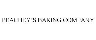 PEACHEY'S BAKING COMPANY trademark