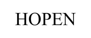 HOPEN trademark