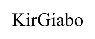 KIRGIABO trademark