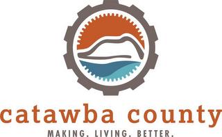 CATAWBA COUNTY MAKING. LIVING. BETTER trademark