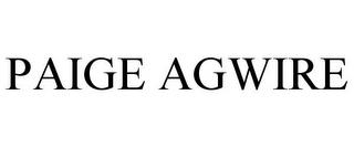 PAIGE AGWIRE trademark