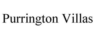 PURRINGTON VILLAS trademark