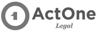 1 ACTONE LEGAL trademark