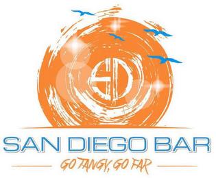 SD SAN DIEGO BAR GO TANGY, GO FAR trademark