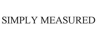 SIMPLY MEASURED trademark