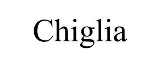 CHIGLIA trademark