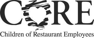 CORE CHILDREN OF RESTAURANT EMPLOYEES trademark