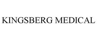 KINGSBERG MEDICAL trademark