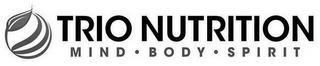 TRIO NUTRITION MIND BODY SPIRIT trademark