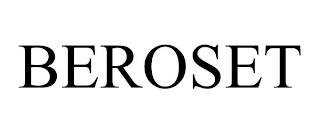 BEROSET trademark