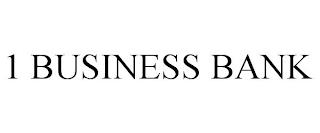 1 BUSINESS BANK trademark