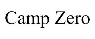 CAMP ZERO trademark