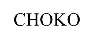 CHOKO trademark