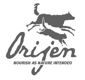 ORIJEN NOURISH AS NATURE INTENDED trademark