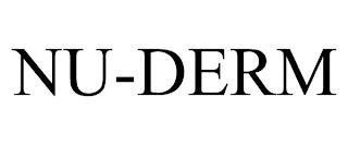 NU-DERM trademark