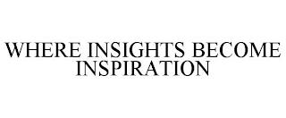 WHERE INSIGHTS BECOME INSPIRATION trademark