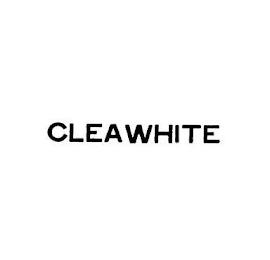 CLEAWHITE trademark