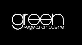 GREEN VEGETARIAN CUISINE trademark