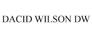 DACID WILSON DW trademark