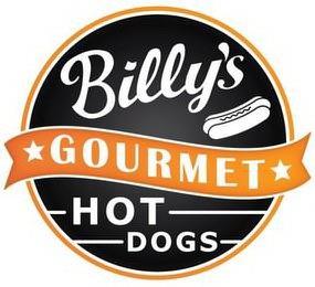 BILLY'S GOURMET HOT DOGS trademark