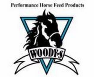 PERFORMANCE HORSE FEED PRODUCTS WOODY'S trademark