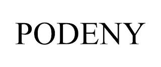 PODENY trademark