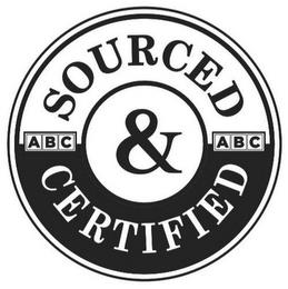 ABC SOURCED & CERTIFIED ABC trademark