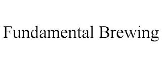 FUNDAMENTAL BREWING trademark