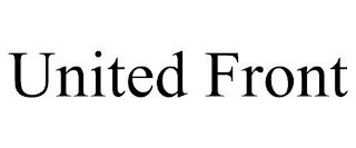 UNITED FRONT trademark