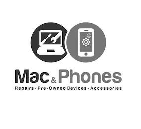 MAC & PHONES REPAIRS· PRE-OWNED DEVICES· ACCESSORIES trademark