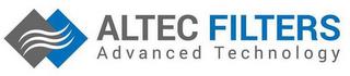 ALTEC FILTERS ADVANCED TECHNOLOGY trademark