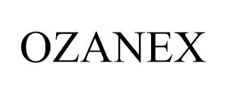 OZANEX trademark