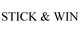 STICK & WIN trademark