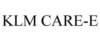 KLM CARE-E trademark