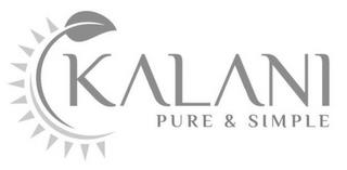 KALANI PURE & SIMPLE trademark