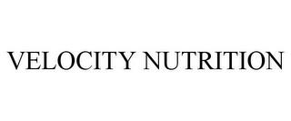 VELOCITY NUTRITION trademark