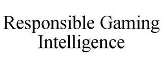 RESPONSIBLE GAMING INTELLIGENCE trademark