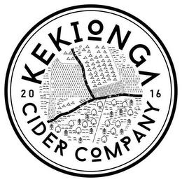 KEKIONGA CIDER COMPANY 20 16 trademark