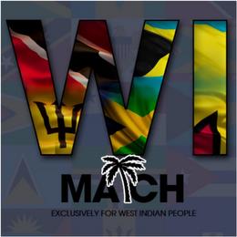 WI MATCH EXCLUSIVELY FOR WEST INDIAN PEOPLE trademark