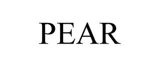 PEAR trademark